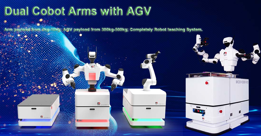 Dual Cobot Arms with AGV