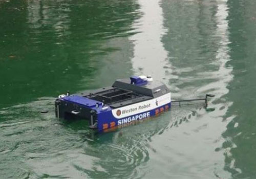 물 위에 '청소 로봇'도 있다?